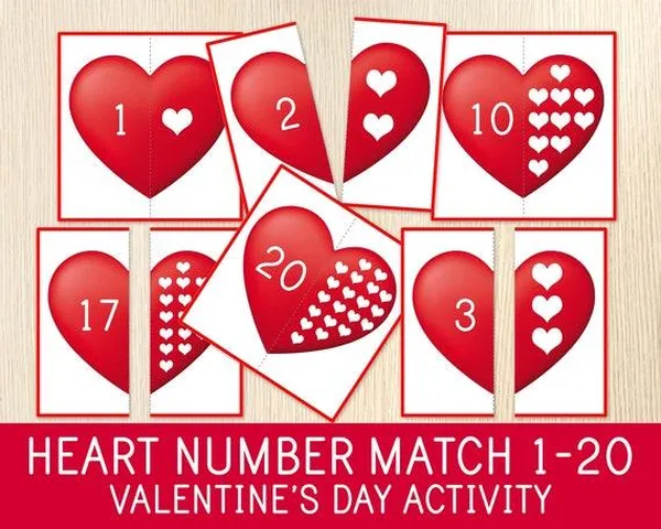 game valentine - Heart's Card Match